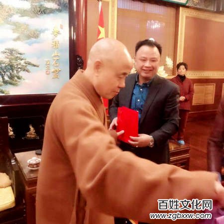 阮先鋒到廣濟寺拜訪中國佛教協(xié)會副會長釋演覺