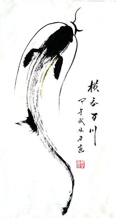 武林關(guān)公刀書靳有良龍年春節(jié)在翰園獻(xiàn)藝